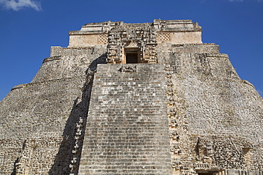 Pyramid of the Magician, Uxmal, Mayan archaeological site, UNESCO World Heritage Site, Yucatan, Mexico, North America