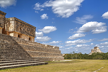 Palace of the Governor, Uxmal, Mayan archaeological site, UNESCO World Heritage Site, Yucatan, Mexico, North America