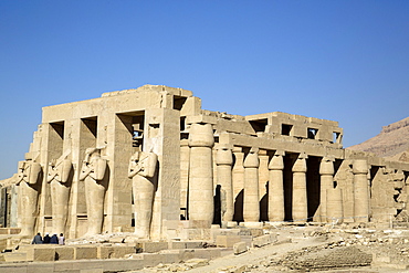 Hypostyle Hall, The Ramesseum, Luxor, West Bank, Thebes, UNESCO World Heritage Site, Egypt, North Africa, Africa