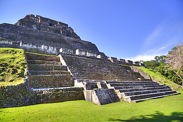 Castillo, Xunantunich Mayan Ruins, near San Ignacio, Belize, Central America