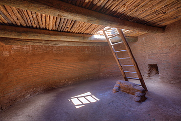 Pueblo Kiva, Pecos National Historical Park, Pecos, New Mexico, United States of America, North America