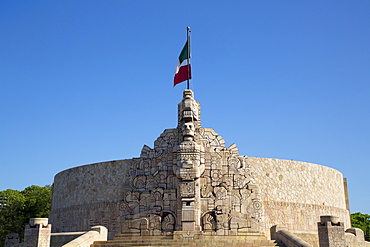 Monument to the Patria (Homeland), sculpted by Romulo Rozo, Merida, Yucatan, Mexico, North America