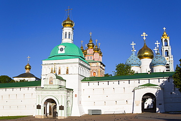 Holy Gate, The Holy Trinity Saint Sergius Lavra, UNESCO World Heritage Site, Sergiev Posad, Russia, Europe