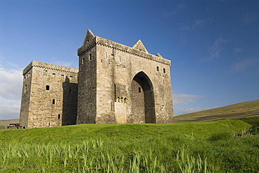 Hermitage Castle, northeast of Newcastleton, Scotland, United Kingdom, Europe