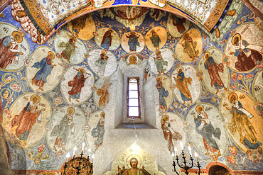 Frescoes, Transfiguration Cathedral, Monastery of St. Euthymius, UNESCO World Heritage Site, Suzdal, Vladimir Oblast, Russia, Europe