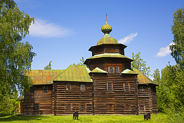 Church of Elijah the Prophet, Museum of Wooden Architecture, Kostroma, Kostroma Oblast, Russia, Europe