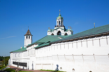 Outer Walls, Spassky Monastery, UNESCO World Heritage Site, Yaroslavl, Golden Ring, Yaroslavl Oblast, Russia, Europe