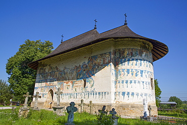 Arbore Monastery, 1502, UNESCO World Heritage Site, Arbore, Suceava County, Romania, Europe