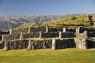 The zig-zag fortress of Sacsayhuaman, near Cuzco, Peru, South America