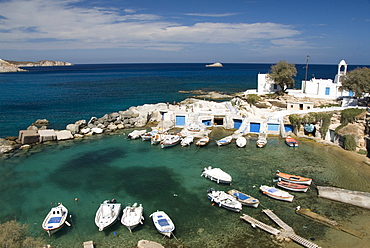 Village of Mandrakia, island of Milos, Cyclades, Greek Islands, Greece, Europe