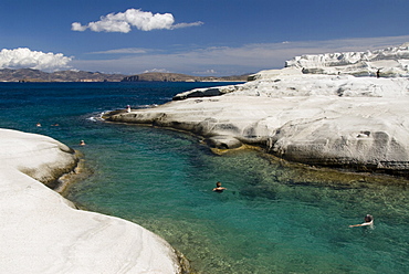 Sarakiniko, Island of Milos, Cyclades, Greek Islands, Greece, Europe