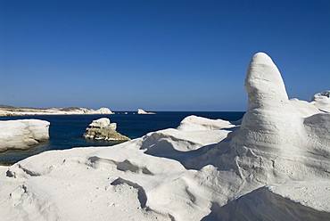 Sarakiniko, Island of Milos, Cyclades, Greek Islands, Greece, Europe