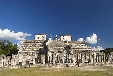 Temple of Warriors, Chichen Itza, UNESCO World Heritage Site, Yucatan, Mexico, North America