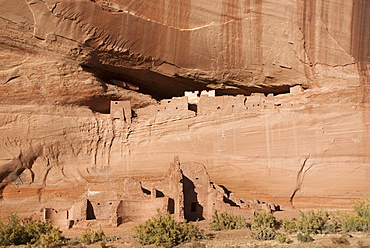 Canyon de Chelly National Monument, Mummy Cave Ruins, Arizona, United States of America, North America