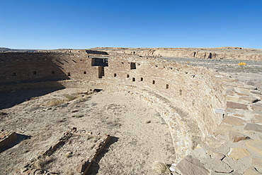 Chaco Culture National Historic Park, World Heritage Site, Casa Rinconada, UNESCO World Heritage Site, New Mexico, United States of America, North America