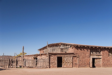 Hubbell Trading Post National Historic Site, original livery stable, Arizona, United States of America, North America