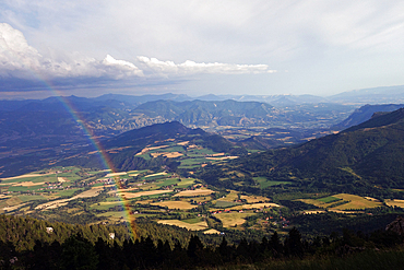 Landscape in the hills above Gap, Ecrins region, France