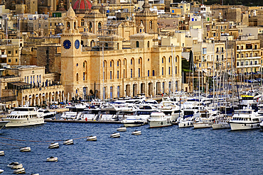 The Grand Harbour of Valletta, UNESCO World Heritage Site, Malta, Mediterranean, Europe