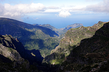 The spectacular scenery on the island of Madeira, Atlantic Ocean, Portugal