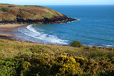 Manorbier beach, South Pembrokeshire, Wales