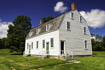 The meeting house dating from about 1793, in Hancock Shaker Village, Hancock, Massachusetts, New England, United States of America, North America