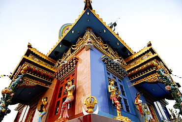 Buddhist Golden Temple in Bylakuppe, Coorg, Karnataka, India