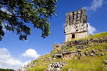 El Mirador (Watch Tower) (Observator), Mayan ruins, Labna, Yucatan, Mexico, North America