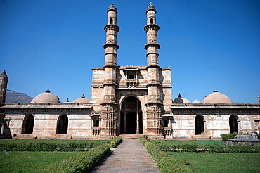 Jama Masjid (mosque) built by Sultan Mahmud Begada in Champaner Pavagadh Archaeological Park, the UNESCO listed remains of a 16th century Hindu city