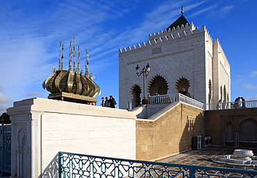 Mausoleum of Mohammed V, Rabat, Morocco, North Africa, Africa