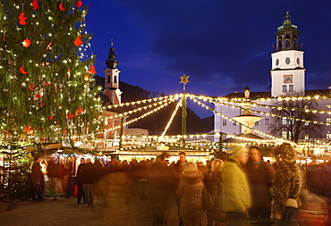 Christmas Market, Salzburg, Austria, Europe