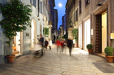 Via Della Spiga, Milan, Lombardy, Italy, Europe