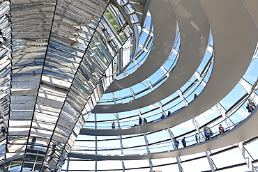 The Dome by Norman Foster, Reichstag Parliament Building, Berlin, Germany, Europe