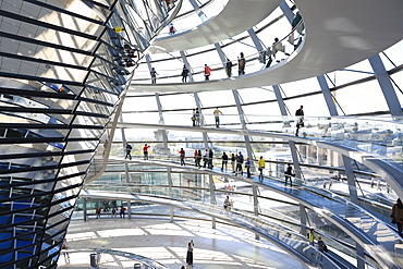 The Dome by Norman Foster, Reichstag Parliament Building, Berlin, Germany, Europe