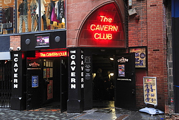 Cavern Club, Mathew Street, Liverpool, Merseyside, England, United Kingdom, Europe