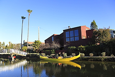 Venice Canals, Venice Beach, Los Angeles, California, United States of America, North America