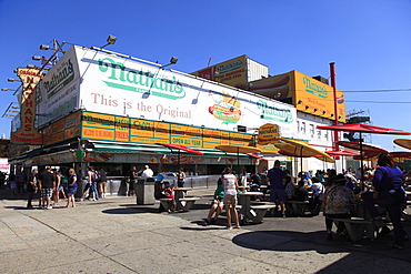 Nathans Famous Hot Dogs, Coney Island, Brooklyn, New York City, United States of America, North America