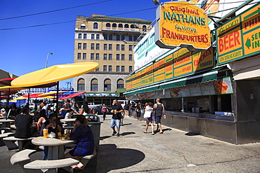 Nathans Famous Hot Dogs, Coney Island, Brooklyn, New York City, United States of America, North America