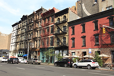 Street scene, Tribeca, Manhattan, New York City, United States of America, North America