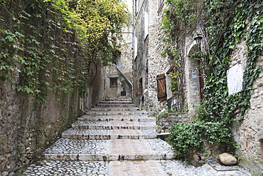 Haut de Cagnes, Medieval Village, Cagnes sur Mer, Alpes Maritimes, Cote d'Azur, Provence, France, Europe