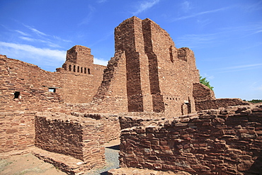 Church, Quarai, Salinas Pueblo Missions National Monument, Salinas Valley, New Mexico, United States of America, North America