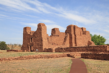 Church, Quarai, Salinas Pueblo Missions National Monument, Salinas Valley, New Mexico, United States of America, North America