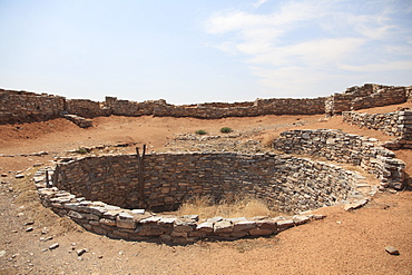 Gran Quivira, Kiva Ruins, Salinas Pueblo Missions National Monument, Salinas Valley, New Mexico, United States of America, North America