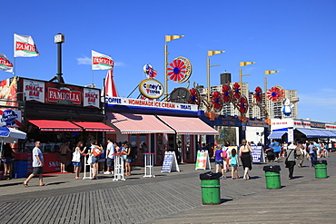 Boardwalk, Coney Island, Brooklyn, New York City, United States of America, North America