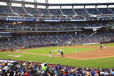 Baseball Game, Citi Field Stadium, Home of the New York Mets, Queens, New York City, United States of America, North America