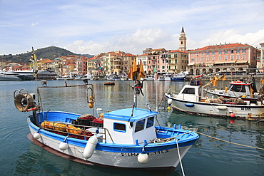 Harbor, Oneglia, Imperia, Liguria, Italian Riviera, Italy, Europe