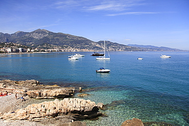 Menton, Alpes Maritimes, Cote d'Azur, French Riviera, Provence, France, Europe