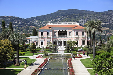 Ephrussi de Rothschild Villa, Saint Jean Cap Ferrat, Alpes Maritimes,Cote d'Azur, French Riviera, Provence, France, Europe