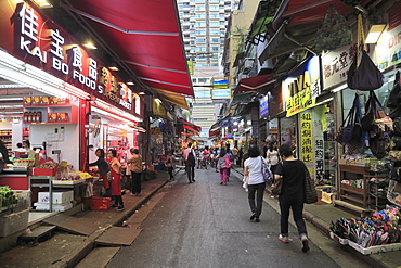 Market, Wan Chai, Hong Kong Island, Hong Kong, China, Asia