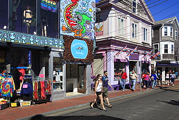 Commercial Street, Provincetown, Cape Cod, Massachusetts, New England, United States of America, North America