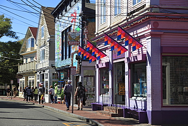 Commercial Street, Provincetown, Cape Cod, Massachusetts, New England, United States of America, North America